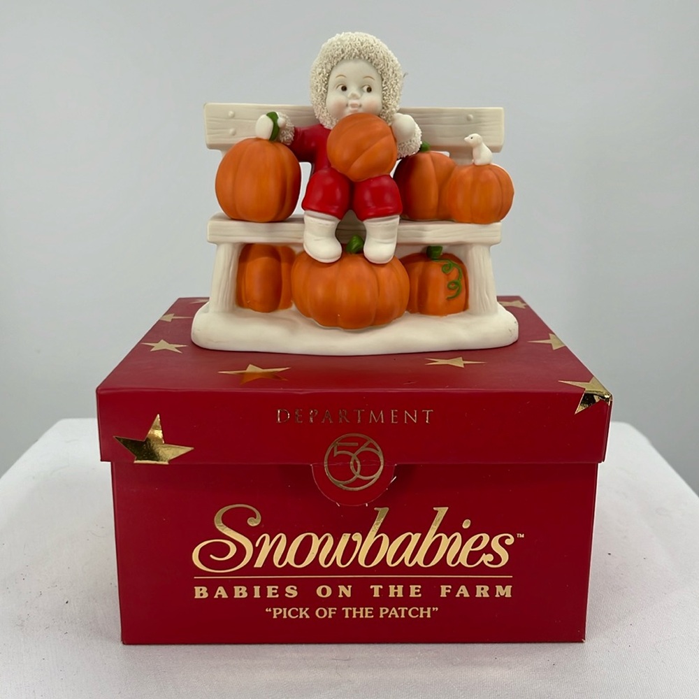 VTG Department 56 Halloween Snowbabies “Pick of the Patch” 2002 #56.67532